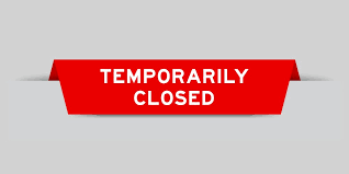 temporarily closed